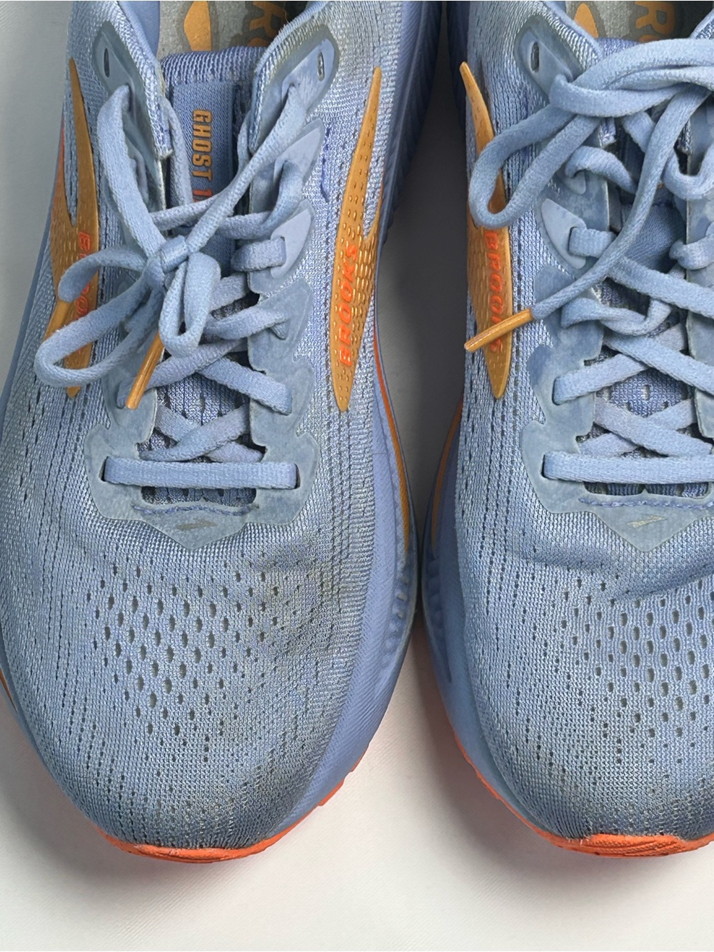 Brooks ghost 17 running shoes blue orange women’s US 8B EU 39 road sneakers - Picture 3 of 14